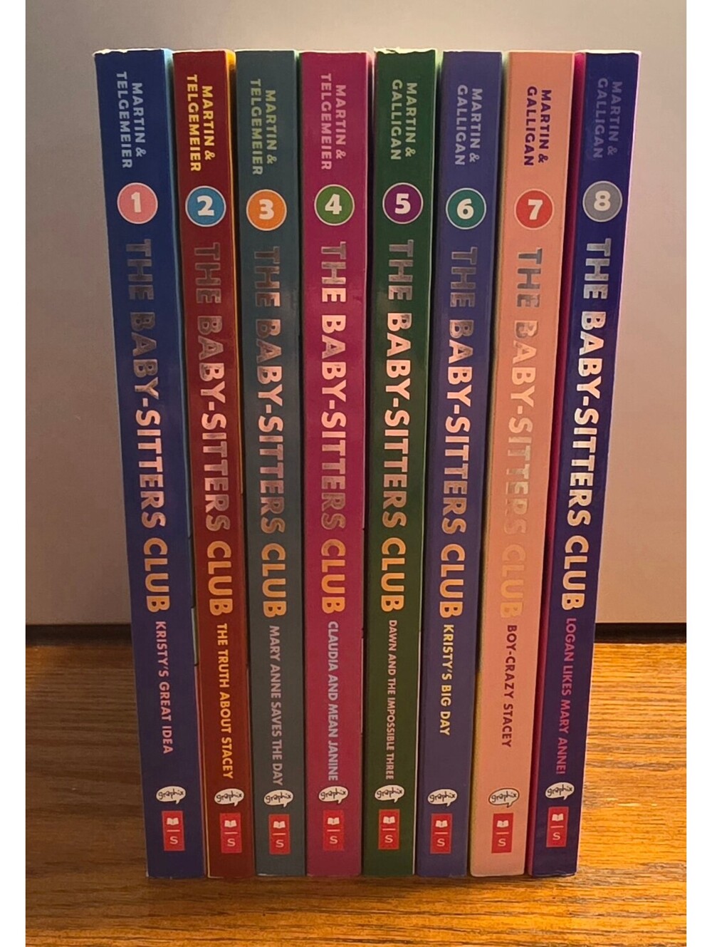 The Baby-Sitters Club Graphic Novels Books #1–8 from Scholastic